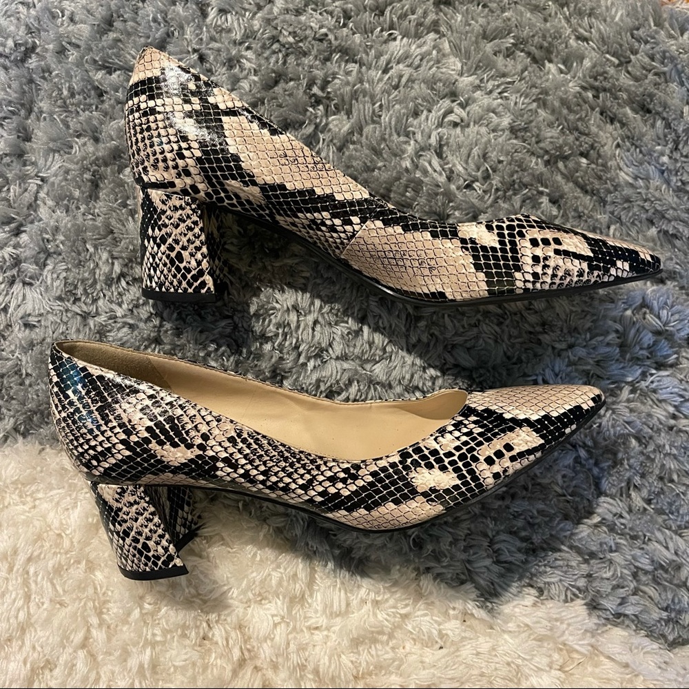 Snakeskin heels